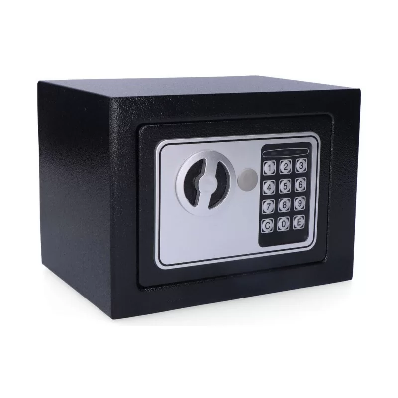 Safety-deposit box Micel cfc3 Electronics Key Black Steel (23 x 17 x 17 cm)