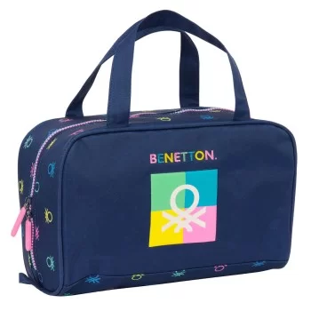 School Toilet Bag Benetton Cool Navy Blue 31 x 14 x 19 cm