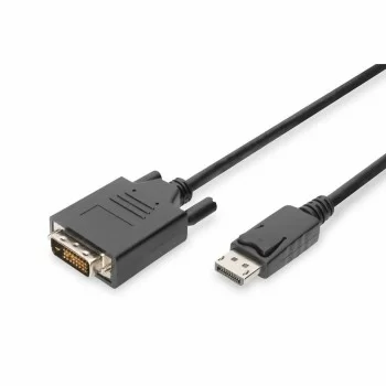 DisplayPort to DVI Cable Digitus AK-340301-020-S Black 2 m