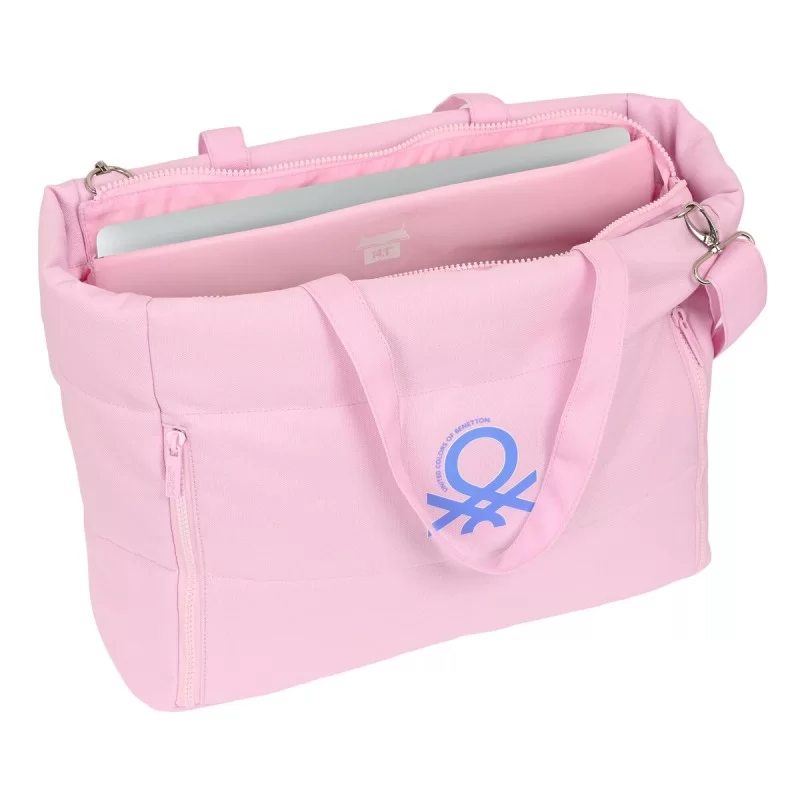 Laptop Case Benetton Pink Light Pink (54 x 31 x...