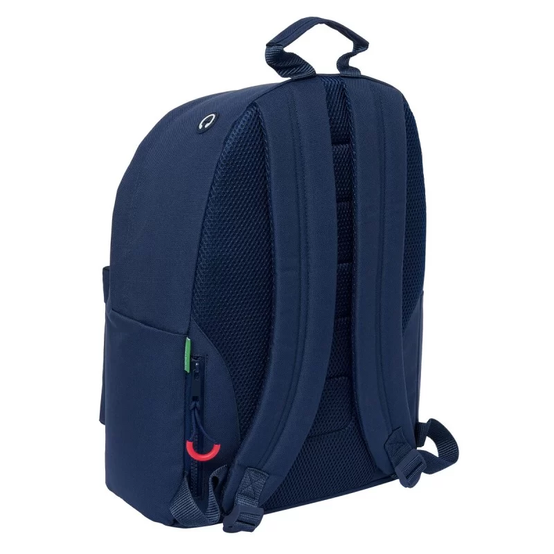 Laptop Backpack Benetton Italy Navy Blue 31 x...