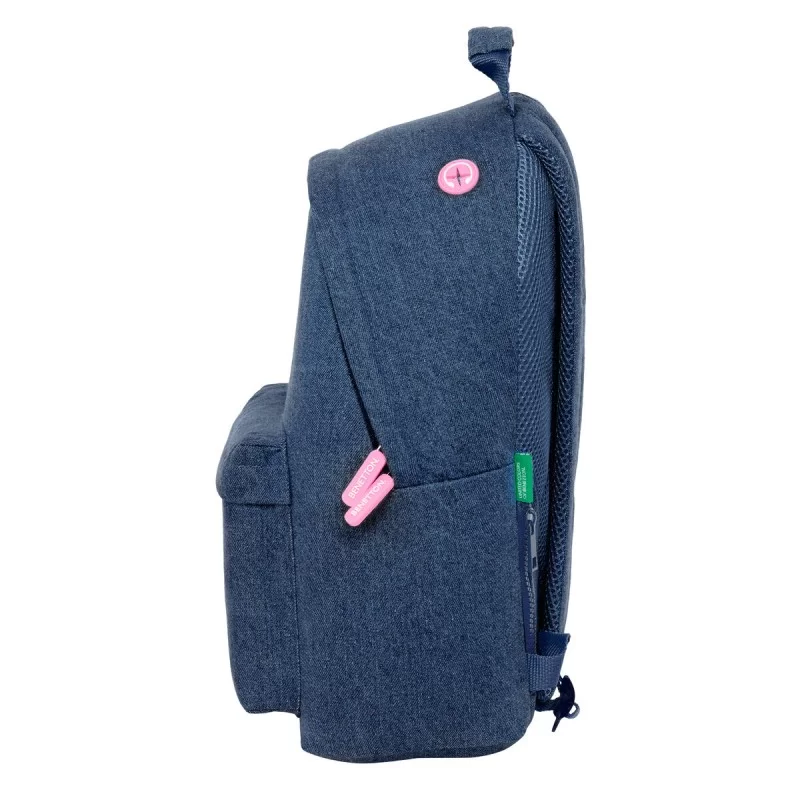Laptop Backpack Benetton Denim Blue 31 x 41 x...