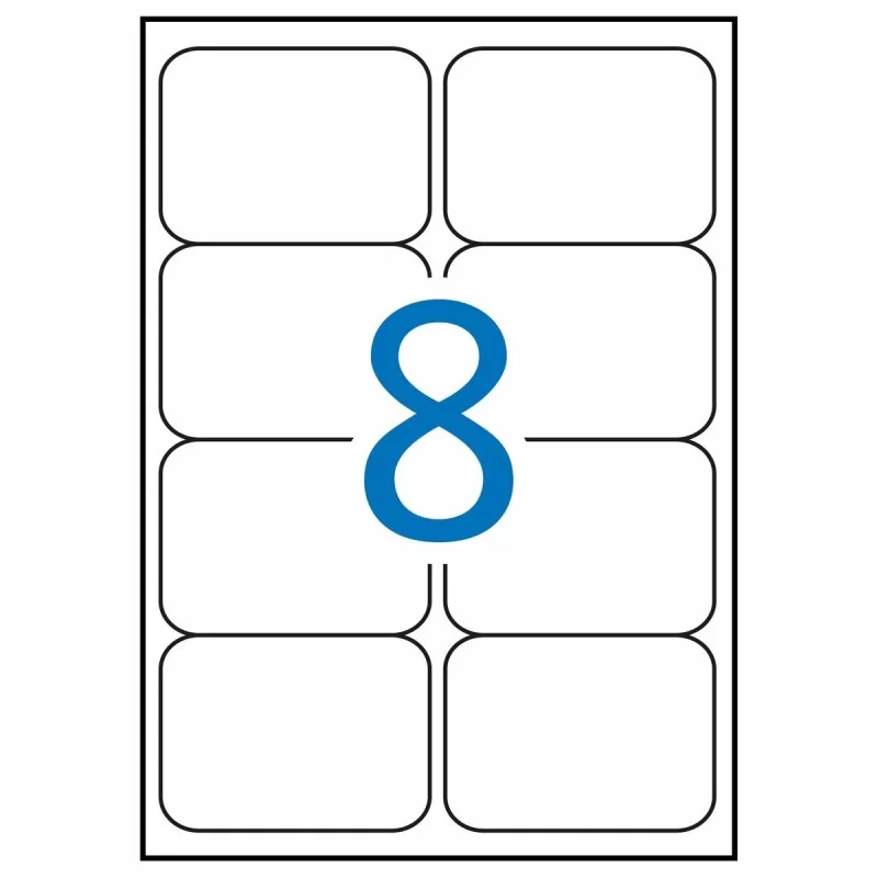 Adhesive labels Apli 20 Sheets White 99,1 x...