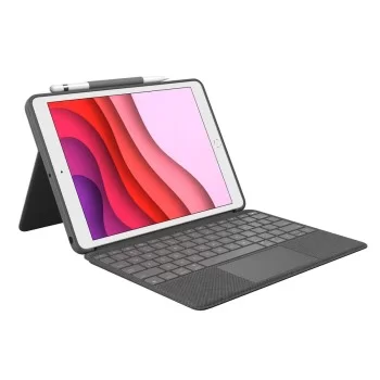 Bluetooth Keyboard with Support for Tablet Logitech iPad...