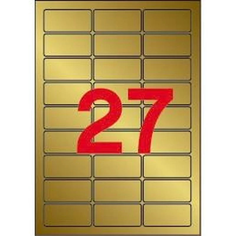 Printer Labels Apli Golden 20 Sheets 63,5 x...