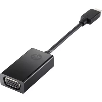 USB C to VGA Adapter HP P7Z54AAABB Black