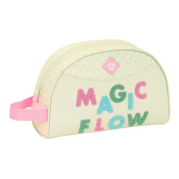 School Toilet Bag Glow Lab Magic flow Beige (28 x 18 x 10...