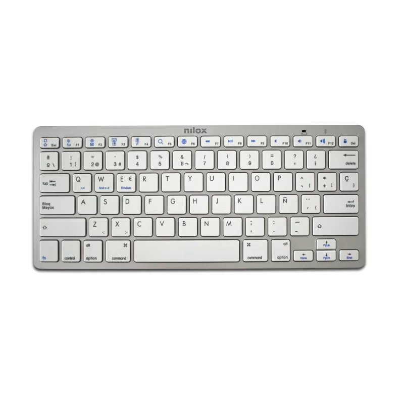 Wireless Keyboard Nilox NXKB01S Spanish Qwerty...