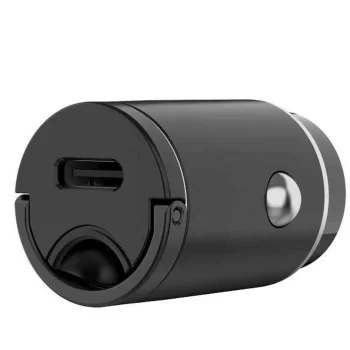 Car Charger Celly CCMINIUSBCBK Black