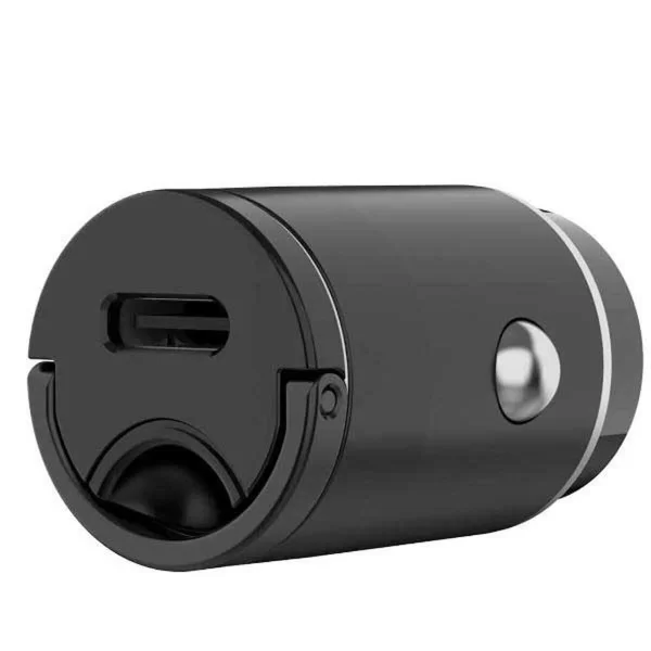 Car Charger Celly CCMINIUSBCBK Black