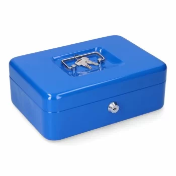 Safe-deposit box Micel CFC09 M13397 Blue Steel 25 x 18 x...