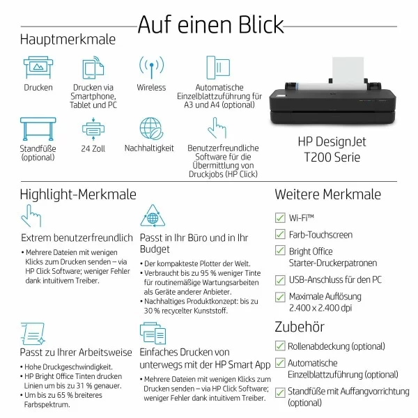 Printer HP Plotter T250