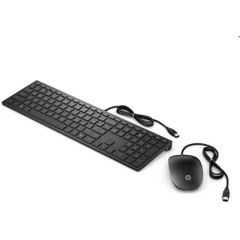 Keyboard and Mouse HP 4CE97AAABE Spanish Qwerty