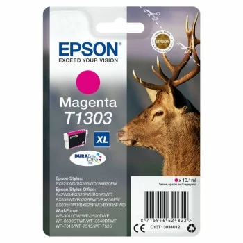 Original Ink Cartridge Epson Cartucho T1303 magenta Red...