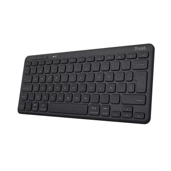 Wireless Keyboard Trust 25059 Spanish Qwerty Black