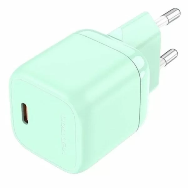 Wall Charger Vention FAKW0-EU 30 W USB-C Green