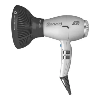 Hairdryer Parlux Digitalyon Silver Ionic Silver 4 Pieces...