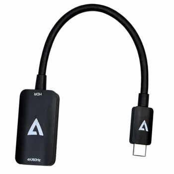 USB C to HDMI Adapter V7 V7USBCHDMI4K60HZ Black 4K...