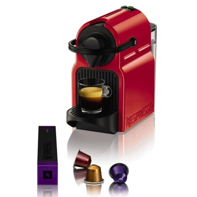 Capsule Coffee Machine Krups Nespresso Inissia XN100510 0,7 L 19 bar 1270W Plastic Red 700 ml 800 ml 1 L (Capsule Coffee Machine