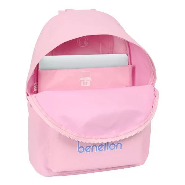Laptop Backpack Benetton benetton Pink 31 x 41 x 16 cm