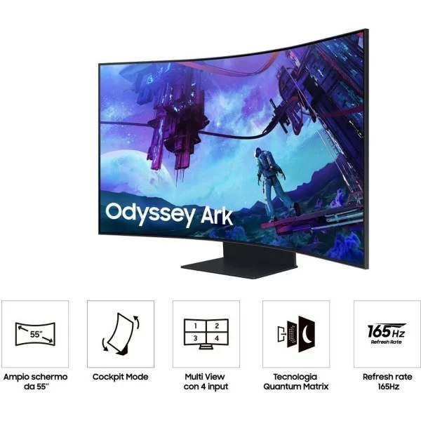 Monitor Samsung Odyssey S55CG970NU 4K Ultra HD 165 Hz
