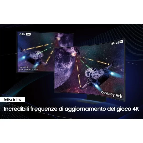 Monitor Samsung Odyssey S55CG970NU 4K Ultra HD 165 Hz