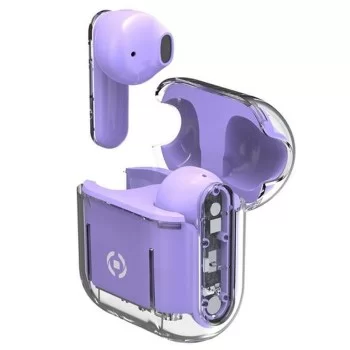 Wireless Headphones Celly SHEER Purple Multicolour Violet