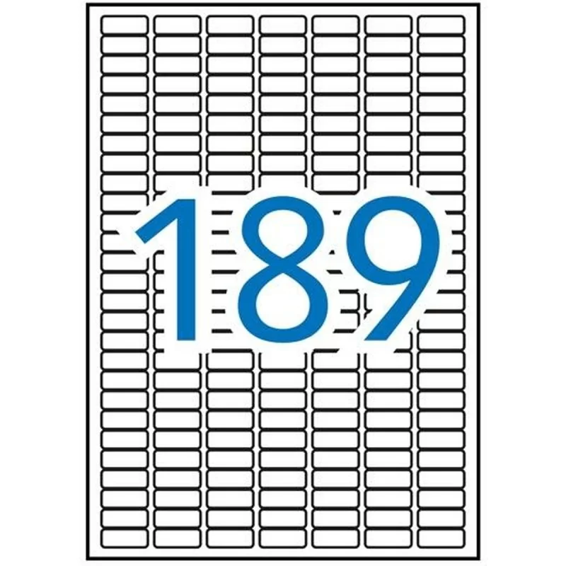 Adhesive labels Apli White 25,4 x 10 mm 114 x...