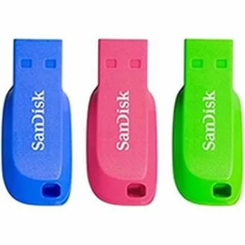 Pendrive SanDisk SDCZ50C-016G-B46T Blue Pink Green 16 GB...