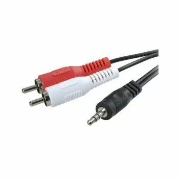 Audio Jack to 2 RCA Cable 3GO CA101 (2 m) Black