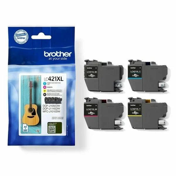 Original Ink Cartridge Brother LC-421XLVAL Multicolour Black Black/Cyan/Magenta/Yellow