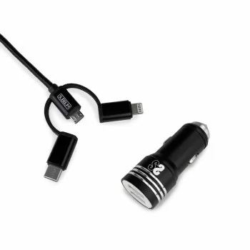 Universal USB Car Charger + USB C Cable Subblim...
