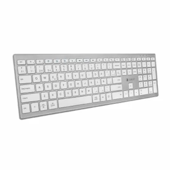 Bluetooth Keyboard Subblim Pure Extended Silver Spanish...