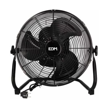 Floor Fan EDM Freshwind industrial Oscillation Black 45 W...