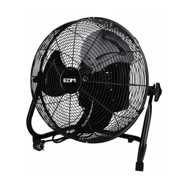 Floor Fan EDM Freshwind industrial Oscillation Black 45 W Ø 35 x 44 cm