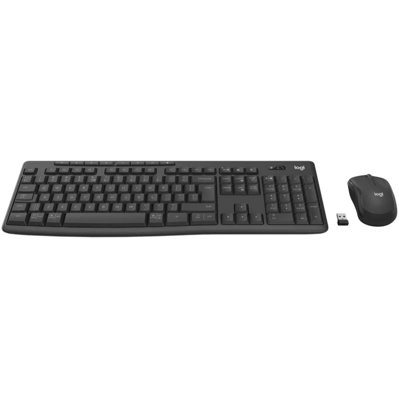 Keyboard and Mouse Logitech 920-012077 Grey...