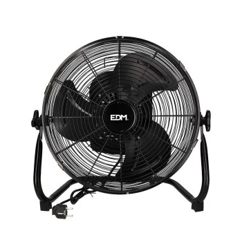 Floor Fan EDM industrial Oscillation Black 60 W Ø 40 x...