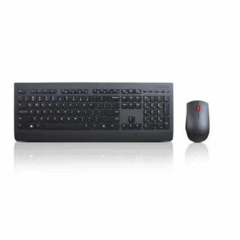 Keyboard and Wireless Mouse Lenovo 4X30H56823 Black...