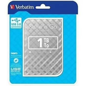 External Hard Drive Verbatim STORE 'N' GO 1 TB HDD 1 TB SSD