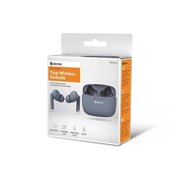 Headphones Denver Electronics Grey