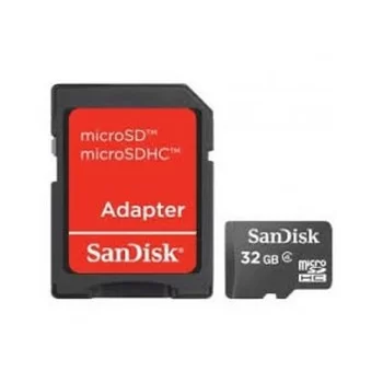 Micro SD Memory Card with Adaptor SanDisk SDSDQB-032G-B35...