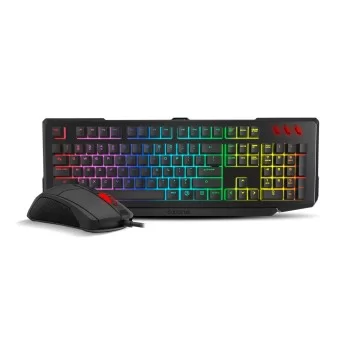 Keyboard with Gaming Mouse OZONE Spanish Qwerty Black...
