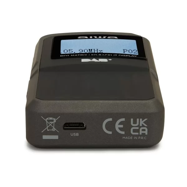 Transistor Radio Aiwa RD20DABBK NEGRA Black FM DAB+