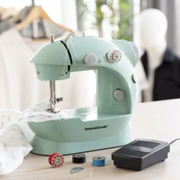 Mini Portable Sewing Machine with LED, Thread Cutter and...