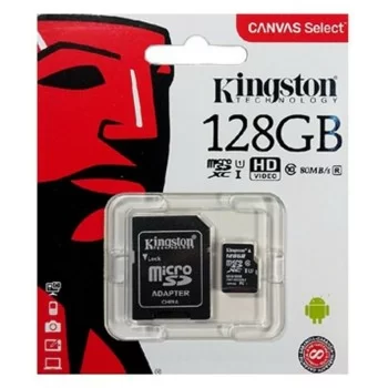 Micro SD Memory Card with Adaptor Kingston SDCS2/128GB...