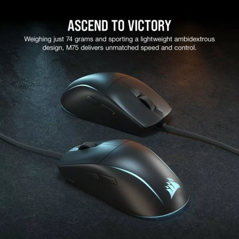 Mouse Corsair M75 Black 26000 DPI