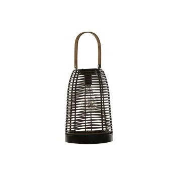 Solar lamp DKD Home Decor Brown Black Bamboo Rattan 20 x...