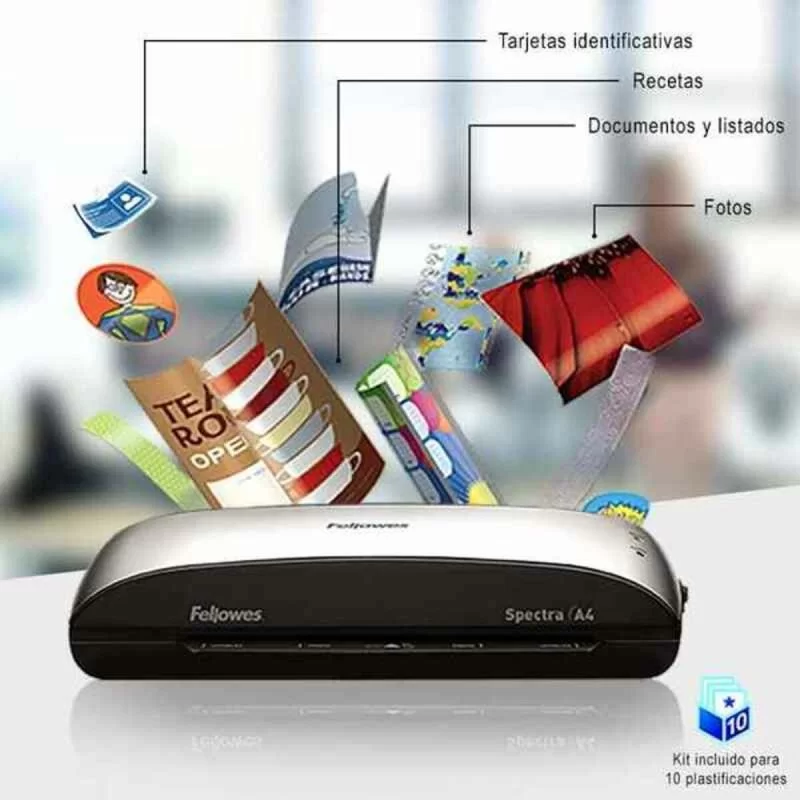 Laminator Fellowes SPECTRA A4/95 Covers Black...