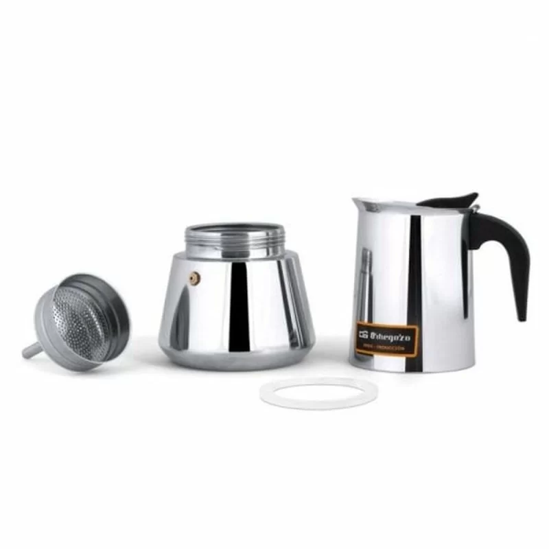 Italian Coffee Pot Orbegozo Metal Stainless...
