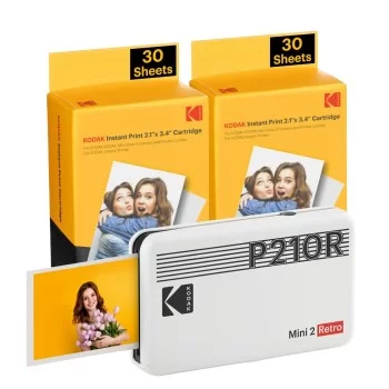 Photogrpahic Printer Kodak MINI 2 RETRO P210RW60 White